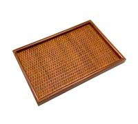 Générique Plateau à Thé en Bois Marron, Plateau de Service Japonerie