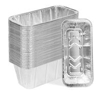 Générique Plateau Aluminium Jetable 10 Pièces Protection Anti-Fuite Bac Récupérateur Graisse Barbecue - Compatible pour Cuisson en Plein Air