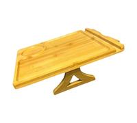 Générique Plateau de canapé en Bois Pliable Robuste, réglable pour Salon, Chevet, Bureau, Rangement de Boissons, organisateurs d ' accoudoirs de canapé, organisateurs d ' accoudoirs en Bois réglables