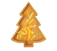 Générique Plateau De Noël - Planche À Charcuterie En Bois - Plateau De Service Pour Aliments En Forme De Sapin De Noël,Pour Fruits Viande Desserts Bonbons Cuisine Salon Chambre Bar