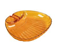 Générique Plateau De Service Pour Dumplings | Plat Divisé Réutilisable À 3 Compartiments,Plats À Sushi Avec Soucoupe À Sauce,Pour Pâtes, Dessert, Fruits, Snacks, Légumes, Fête, Apéritif,