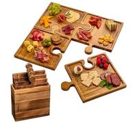 Générique Plateau De Service pour Plats Cuisinés Et Fromage | Lisse, Résistant Aux Rayures Et Durable ; Convient Pour Les Mariages (With Storage Box)