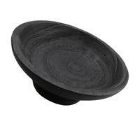 Générique Plateau Décoratif en Bois Teinté Noir Vintage à Pieds Surélevés pour Rangement et Présentation de Collations la Maison Décoration de Salle à Manger