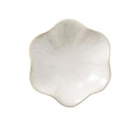 Générique Plateau fourre-tout de table, organisateur en céramique en forme de pétale pour vanité, bureau ou table de nuit, petit pour pièces de bijoux, fourre-tout en forme de pétale pour vanité