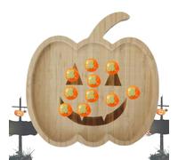 Générique Plateau Halloween Plateau de service décoratif en bois fantôme