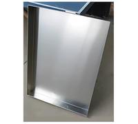 Générique Plateau récupérateur INOX 304, bac rectangulaire Multifonction | Plateau en inox 304 à bords relevés, soudures, for cuisines/pots de fleurs/socles d'équipements(400X300X40mm)
