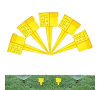 Générique Pluviomètre pour Jardin Compteur précis réutilisable | Kit de mesure pluviométrique pour jardin 5 pièces pour Terrasse Cour Parterre de Fleurs Terrain de Golf Jardinier