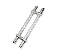 Générique Poignée De Porte De Douche Coulissante Ovale Tubulaire,poignée De Porte En Verre En Forme De H,douche Double Face, Entraxe Réglable For Salle De Bain(L-50cm)