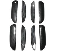 Générique poignée de Porte de Voiture Poignée de Porte extérieure Gauche en Fibre Carbone chromée pour Jazz MK3 2008-2013(Carbon Handle-Bowl)