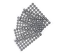 Générique Point De Marquage Réfléchissant pour Scanner 3D Lot De 5 Feuilles Haute Réflexion Résistant à La Déchirure 0.15 Mm D'épaisseur Marqueur Professionnel pour Numérisation 3D