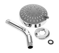 Générique Pommeau de en acier inoxydable argent avec bras de mural G1/2" 10 cm ensemble détachable pour usage salle de bain domestique