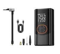 Générique Pompe À Air Électrique Portable À Piles | Gonfleur De Pneus Électrique, Compresseur Intelligent sans Fil, 4 Modes avec 3 Lumières pour Motos Et Voitures