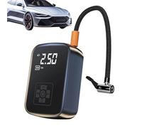 Générique Pompe à Pneu Mini Arrêt Automatique avec Manomètre | Gonfleur Portable pour Voiture Vélo Moto Pour Vélo, Trottinette Électrique, Moto, Flotteurs De Piscine, Plein Air Et Road