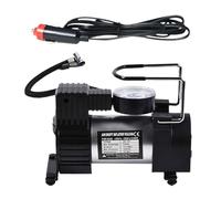 Générique Pompe Air Pneu 12V Gonfleur Voiture - Compresseur Portable Electrique Auto | Tire Inflator Voiture Velo | Heavy Duty Gonflage Rapide | Portable Air Pump Voyage Camping Bouee Ballon Sport