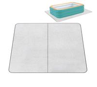 Générique Pool Ground Pad, Waterproof Foldable Double-Sided Cushion | Swimming Pool Ground Cloth for Swimming Outdoor Summer Patio Backyard Garden Floor Deck Concrete Outside Pond Slide