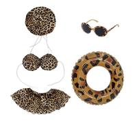 Générique Porch Goose Clothes | With Hat Sunglasses Leopard Bikini