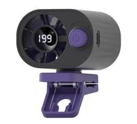 Générique Portable Clip on Fan - Silent Bladeless USB Rechargeable Hands Free,Electric Smart Mini Fan - for Desk Table SUV RV Van Sedan Pickup Home Travel Office