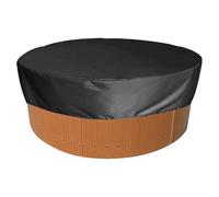 Générique Portable Round Easy Set Winter Pool Cover | Outdoor Pool Cover | Foldable Pet Bath Pool Cover, Waterproof Ground Bathing Tub Kiddie Pool Covers Portable Round Easy Set Winter Pool Cove