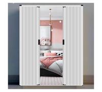 Générique Porte Accordéon Occultante Complète 60 70 90 100 120 150 180 200 230 250 Cm L - Porte Coulissante Pliante Étanche - Porte Accordéon Pour Salon, Caravane (250x200cm) - Blanc