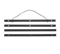 Générique Porte-affiche Magnétique 4pcs en Bois 21cm, Cadres Suspendus avec Aimants, Usage Commercial et Banquets, Portable