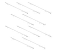 Générique Porte-affiches de rails de cartes en PVC lot de 10 avec crochet ajustable, pour affiches et bannières, installation rapide en classe ou commerce