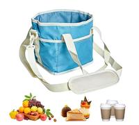 Générique Porte-Boissons Pochette Isotherme 4 avec Poignée | Porte-boissons pliable Pour Livraison Randonnée Camping Plage Fête Pique-Nique Voiture École Salle De