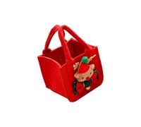 Générique Porte-Bonbons en Feutre sur Le thème de Noël, de Vacances réutilisable, Solution de Rangement décorative pour Les fêtes à la Maison, Les Pantalons, Les Sacs de friandises de Noël