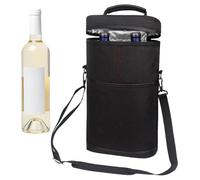 Générique Porte-Bouteille d'eau,Porte-Bouteille de vin, Transporteur fourre | tout isolé pour la protection des bouteilles de vin, Protection du isolée en tissu Oxford, sac fourre-tout porte-vin pour fêt
