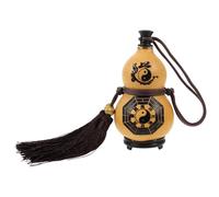 Générique Porte-bouteille en Calebasse Naturelle Légère, Gourde à Liqueur Pratique sans Bavure, pour Pique-niques en Extérieur ou Bar, Accessoire Original et Fonctionnel