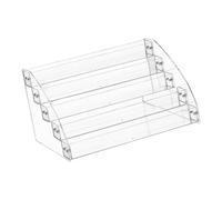 Générique Porte-cartes de Visite Support de Cartes de Visite Organisateur de Cartes Distributeur Acrylique Transparent pour Rangement Pratique Adapté A, 5 niveaux