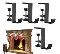 Générique Porte-Chaussette et Guirlande pour Cheminée, Supports pour Chaussettes de Cheminée, Crochets Métalliques pour Tables de Cuisine Fenêtres Séjour Chambre
