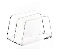 Générique Porte-Courrier en Acrylique | Tri de Lettres Vertical - Organisateur De Courrier Et Fichiers En Acrylique Avec Trieurs - pour Salle de ureau Cuisine Lit Adultes Étudiants
