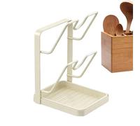 Générique Porte-Couvercles,avec Bac d'Égouttage et Rangement Amovible | Range-Couvercles de Cuisine pour Casseroles et Poêles - pour Planche à Découper Assiette Plat Spatule Armoire