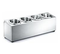 Générique Porte-Couverts Inox Professionnel 4 Compartiments