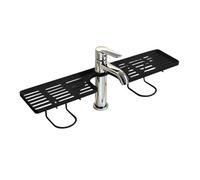 Générique Porte-éponge pour évier de Cuisine - Support Égouttoir Portable sans Perçage avec Plateau d'Égouttage - Porte-Éponge pour Évier De Cuisine,pour Brosses À Dents, Rangement Cosmétiques, Coin