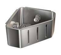Générique Porte-éponge pour évier Étagère d'angle Anti-Rouille Ventouse
