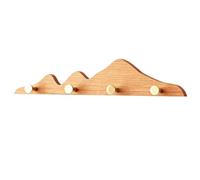 Générique Porte-manteau Mural En Bois Massif, Forme Montagne Créative