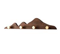 Générique Porte-manteau Mural En Bois Massif, Forme Montagne Créative