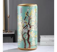 Générique Porte-parapluies en céramique de 17,7 Pouces de Haut, vases à Fleurs Vintage en céramique,D
