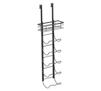 Générique Porte-serviettes De Salle De Bain-cintre Antirouille À 5, Peu | Porte-serviettes De Porte De Salle De Bain De 107cm, Pour Chambre À Coucher, Placard, Garde-manger, Dortoir, Buanderie, Burea