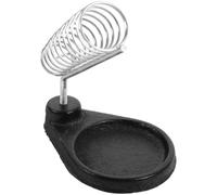 Générique Porte-Soudure en Fer Rond, Noir, Fer, Portable et Léger, Station Élégante pour Fer à Souder et Pyrograveur, pour Électriciens, Amateurs et Soudage