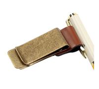 Générique Porte-Stylo carnet Petit Accessoire de Bureau en métal | Porte-stylo à trombone pour cahier Pour agenda, reçu, bloc-notes, carte de visite, bureau, maison, école, travail, ,