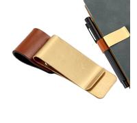 Générique Porte-Stylo carnet Petit Accessoire de Bureau Rétro | Clip à Crayon pour Carnet Journal Pour maison, bureau, école, classe, pupitre, porte-bloc, carte de visite, agenda, travail,