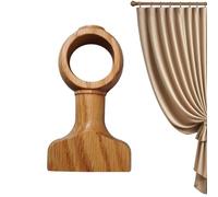 Générique Porte-Tringle à Rideaux en Bois Support décoratif Naturel Robuste | Tringle à rideaux en bois pour Maison Chambre à Coucher Salle de Séjour Dortoir Appartement Hôtel Jardin Intérieur Fête de