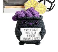 Générique Positive Crochet Halloween Festive Inspirational Tabletop Decor