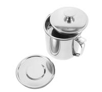 Générique Pot À Huile Acier Inoxydable Avec Filtre 1.3L Récipient De Stockage Pour Huiles Et Assaisonnements Pour Cuisine