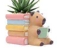 Générique Pot de Fleurs Mignon,Statue en Résine Décor de Bureau Porte-Crayons - Cache-Pot Animal avec Trous de Drainage - pour Intérieur Extérieur Salon Chambre Balcon Patio Jardin Table Étagère