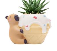 Générique Pot de Fleurs Mignon | Statue en Résine Décor de Bureau Porte-Crayons,Pot Animaux Unique - pour Intérieur Extérieur Salon Chambre Balcon Patio Jardin Table Étagère