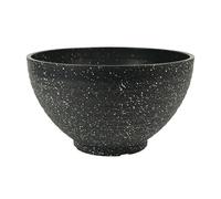 Générique Pot de Jardin en Forme de Bol, Pot pour Plantes Aquatiques, Centre de Table Pratique et Original, Pot à Bonsaï Flottant, Pot pour Plantes Flottantes, avec Point Gris Foncé, 30cm