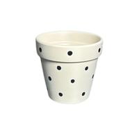 Générique Pots de Fleurs Amusants Pot de Fleurs en céramique à Pois, décoratif for Plantes d'intérieur Décoration de Porche